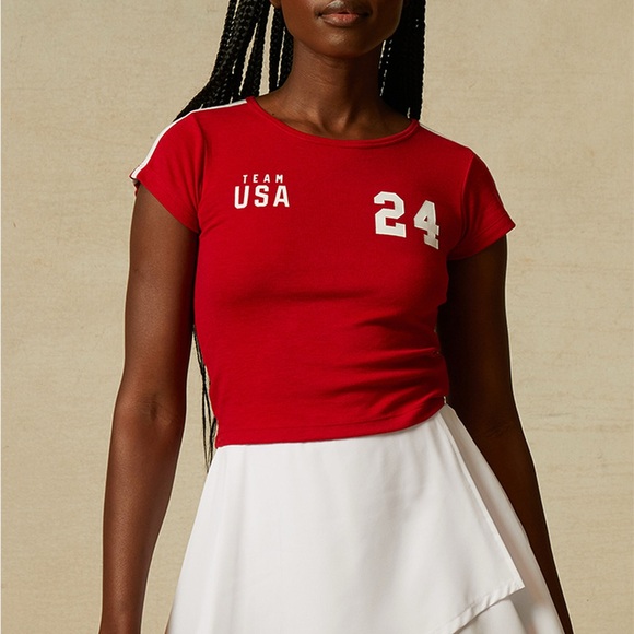 PacSun Tops - NWT PacSun Olympics Team USA 24 Slim Fit T-Shirt Size XS